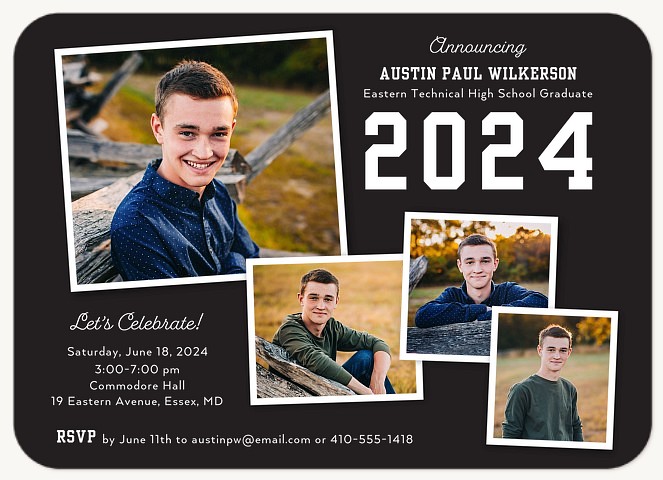 Yearbook Collage Graduation Cards
