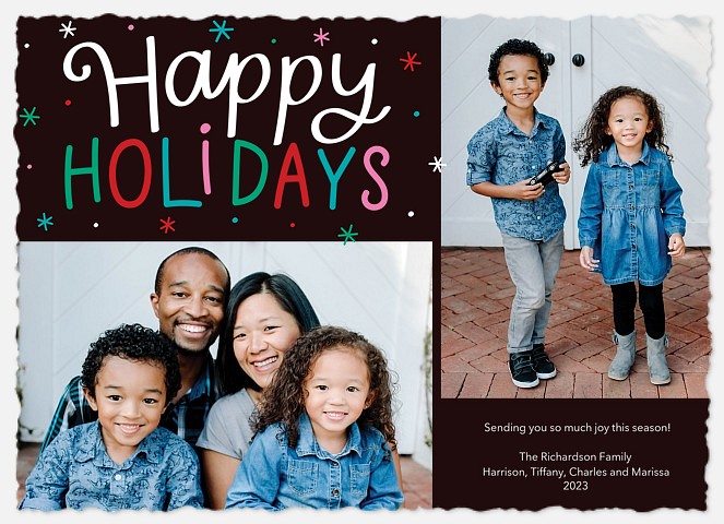 Festive Magic Holiday Photo Cards