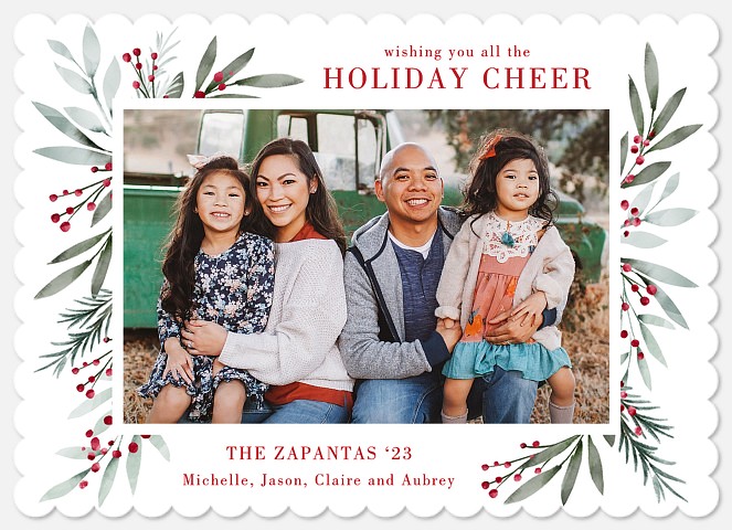 Cheer is Here Holiday Photo Cards
