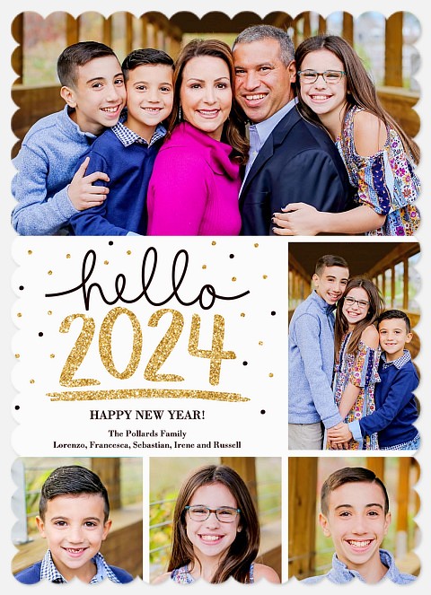 Hello Sparkle Holiday Photo Cards