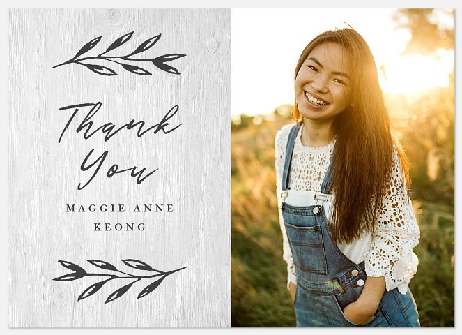 Inked Laurels Thank You Cards 