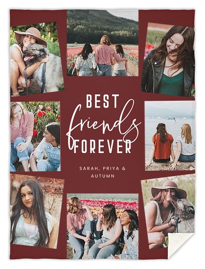 Best Friends Forever Custom Blankets