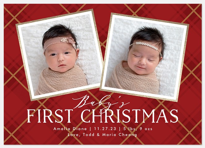 Christmas Blanket Holiday Photo Cards