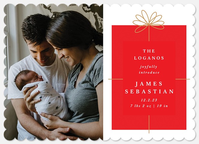 Joyfully Presented Holiday Photo Cards