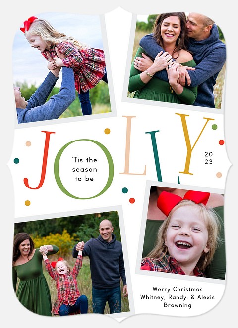 Merry & Jolly Holiday Photo Cards