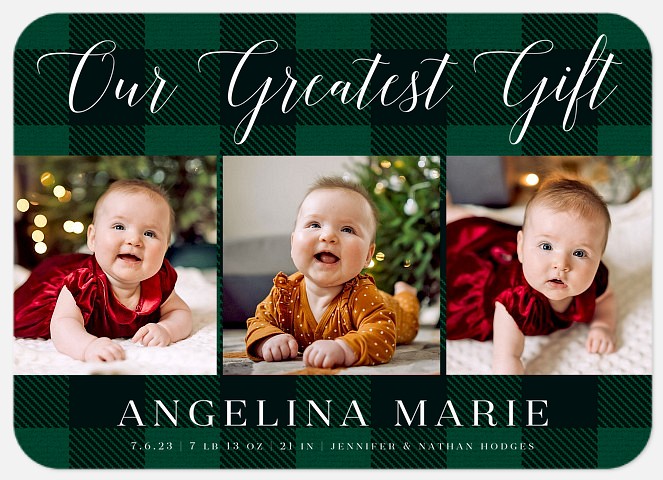 Our Greatest Gift Holiday Photo Cards