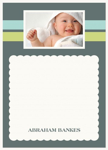 Eight X Love Baby Thank You Cards