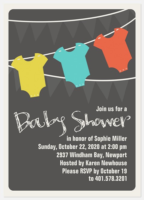 Baby Shower - Photo Invitations