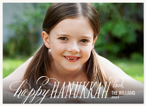 Elegant Hanukkah Hanukkah Cards