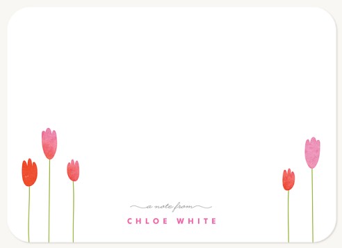 Watercolour Tulips Stationery