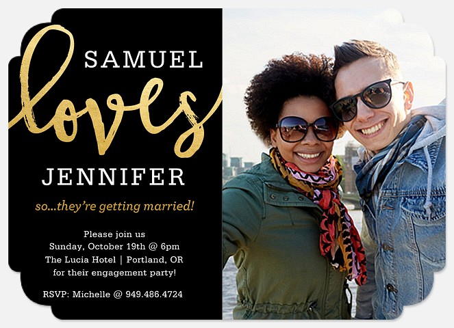 Engagement Loves Engagement Party Invitations
