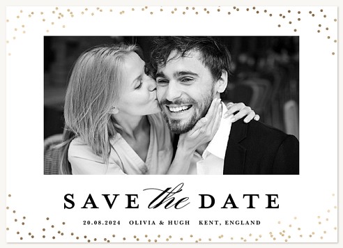 Brilliant Dots Save the Date Cards