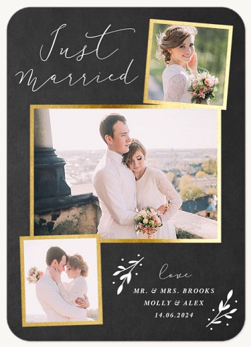 Married Frames Wedding Announcements