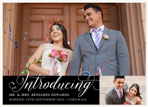 Scripted Intro Wedding Announcements