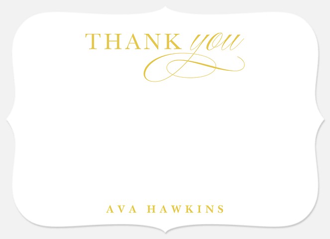 Chic Class Thank You Cards 
