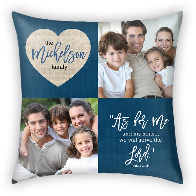 Faithful Heart Custom Pillows