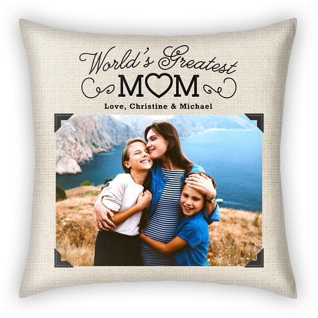 World's Greatest Mom Custom Pillows