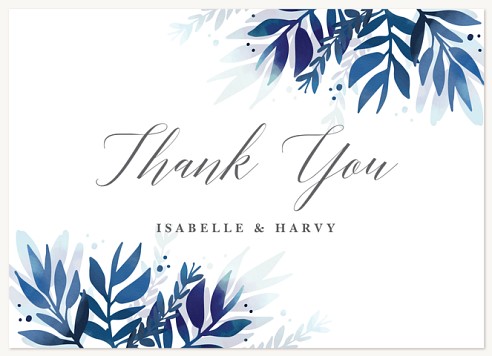 Twilight Flora Thank You Cards