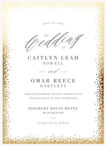 Glamorous Affair Wedding Invitations