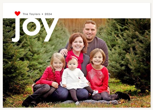 Joy From The Heart Christmas Cards