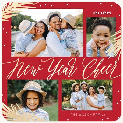 Boughs of Gold New Year Cards