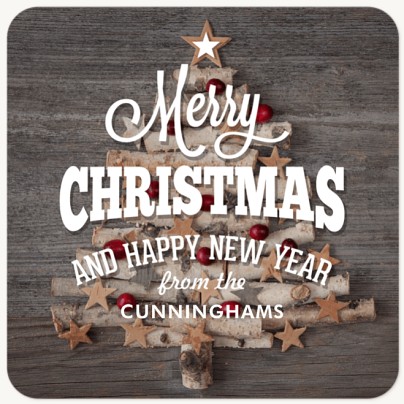 Rustic & Merry Christmas Cards