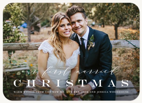 First Married Christmas Christmas Cards