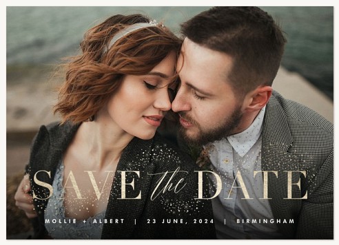 Stardust Date Save the Date Cards