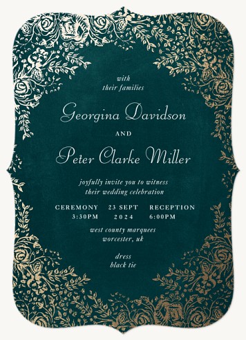 Enchanted Garden Wedding Invitations