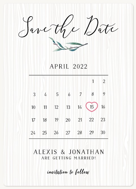 Save the Date Magnets - Eucalyptus (Set of 10)