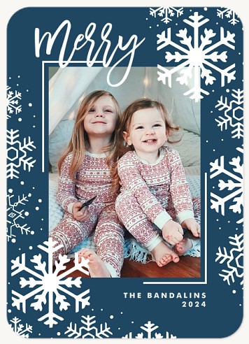 Gilded Snow Christmas Cards