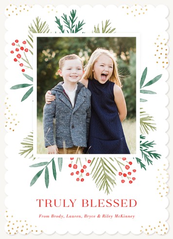 Festive Framing Religious Christmas Cards