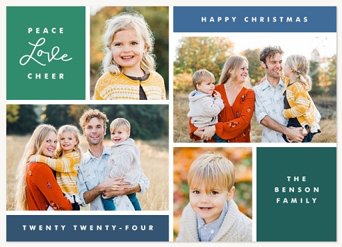Evergreen Palette Christmas Cards