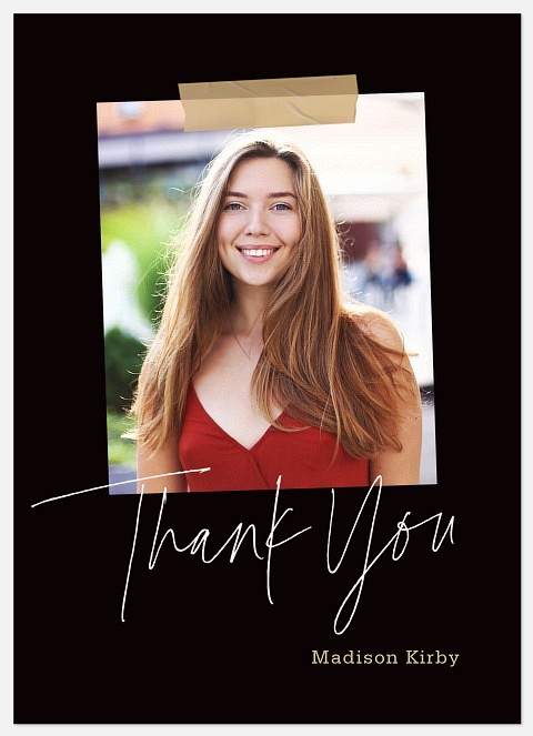 Typographic Blend Thank You Cards 