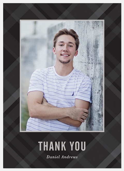 Gray Flannel Thank You Cards 