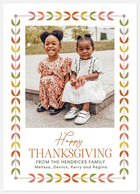 Hygge Leaves Thanksgiving Cards