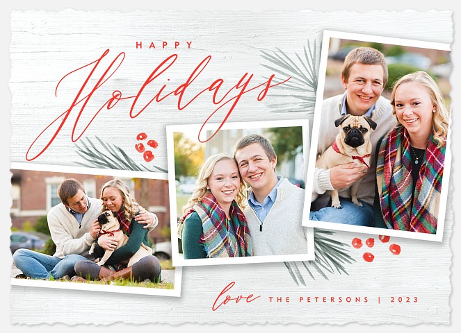 Winter Berries Holiday Photo Cards
