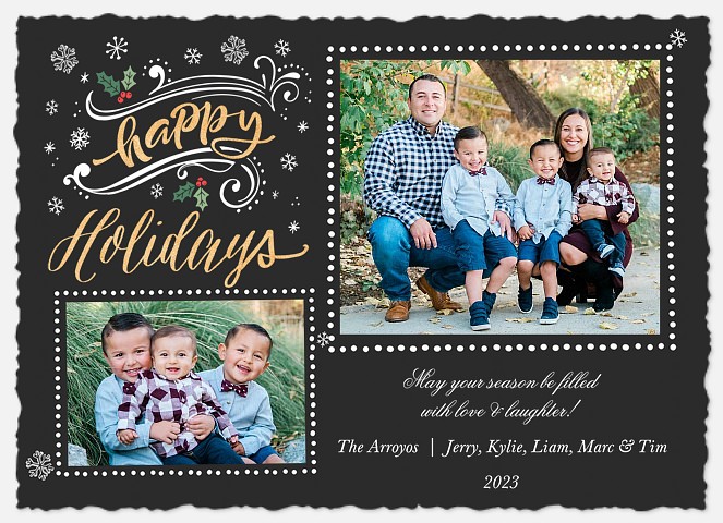 Winter Whimsy Holiday Photo Cards