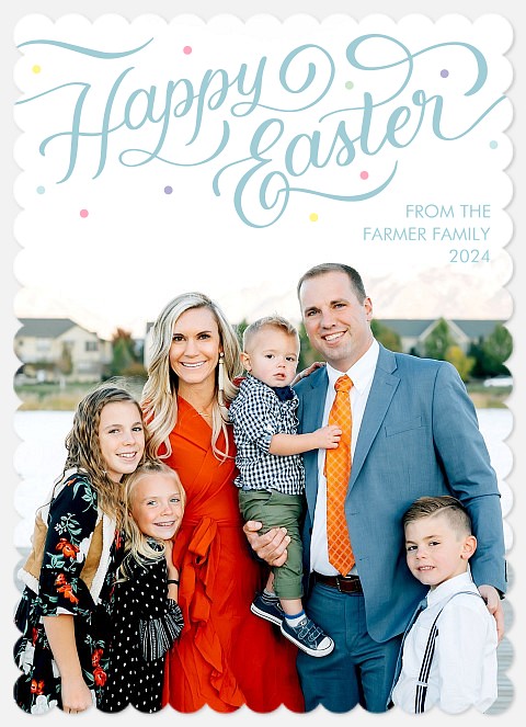 Easter Flourishes Easter Photo Cards