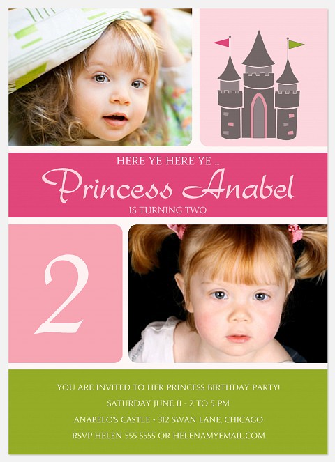 Calling All Princesses Kids' Birthday Invitations