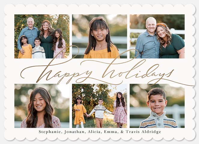 Simply Scripted Holiday Photo Cards