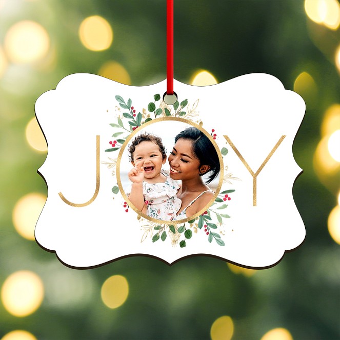 Holly Joy Custom Ornaments