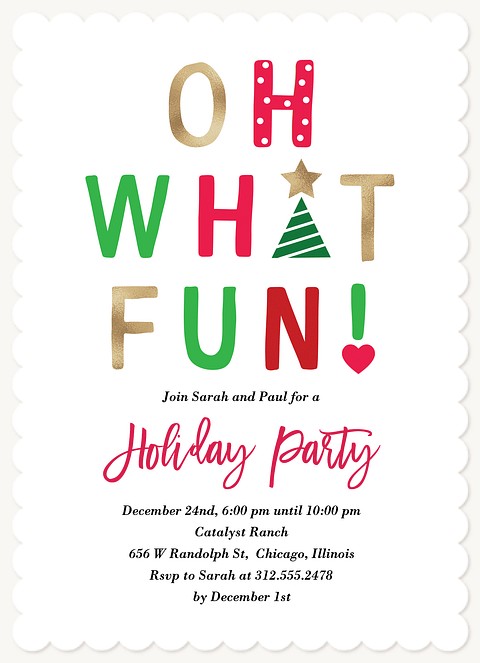 fun holiday party invitation templates