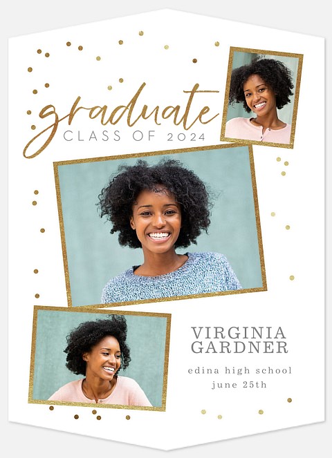 Glitter & Gold Graduation Cards