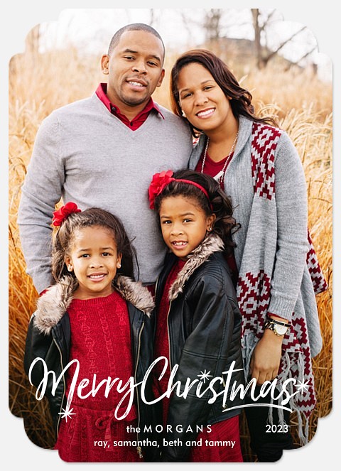 Little Starbursts Holiday Photo Cards