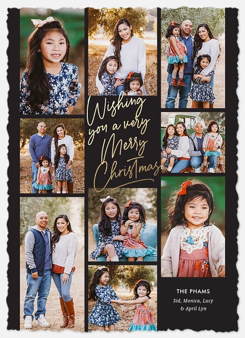 Numerous Holiday Photo Cards
