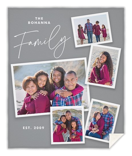 Family Album Custom Blankets