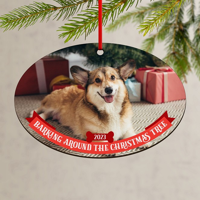 Barking Around Custom Ornaments