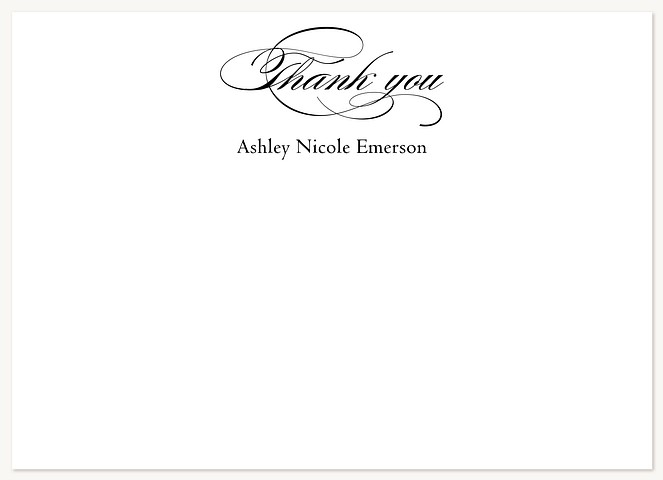 Class Perfection Graduation Thank You Cards
