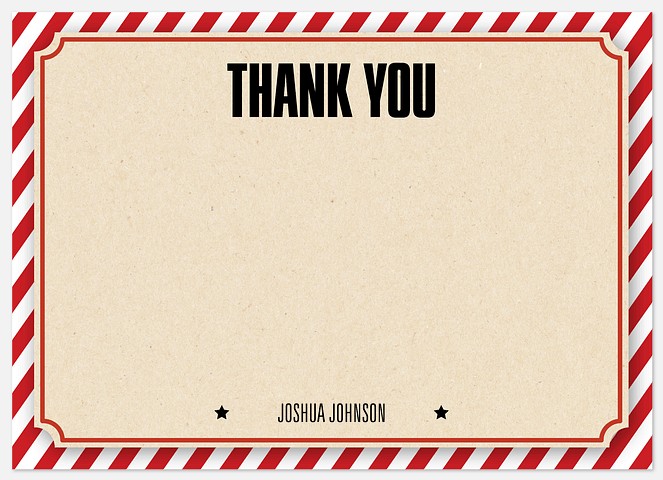 Movie Night  Thank You Cards 